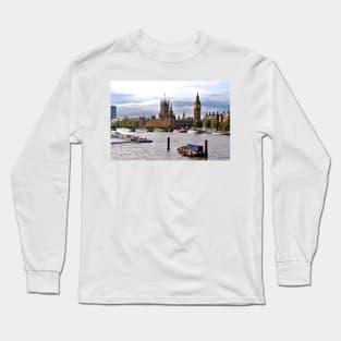 Big Ben Houses of Parliament Westminster Bridge London Long Sleeve T-Shirt